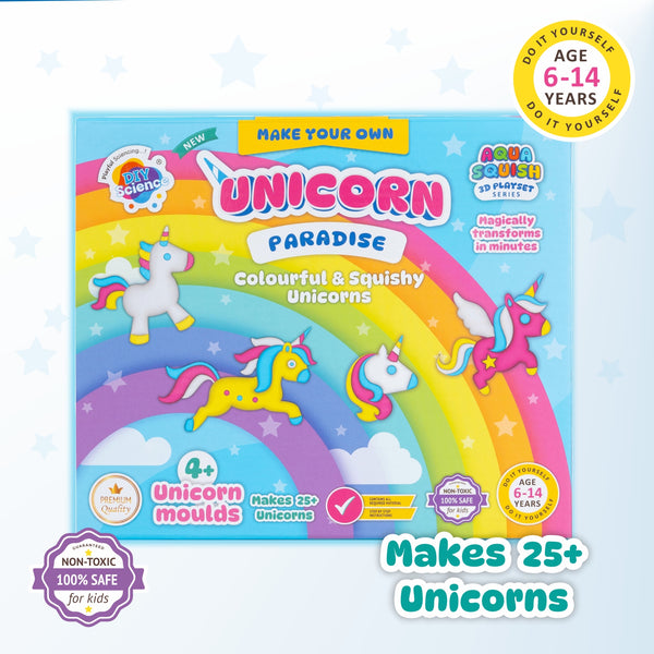 Aqua Squish Unicorn Paradise Kit