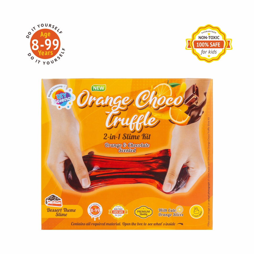 Orange Choco Truffle 2 in 1 Slime Kit